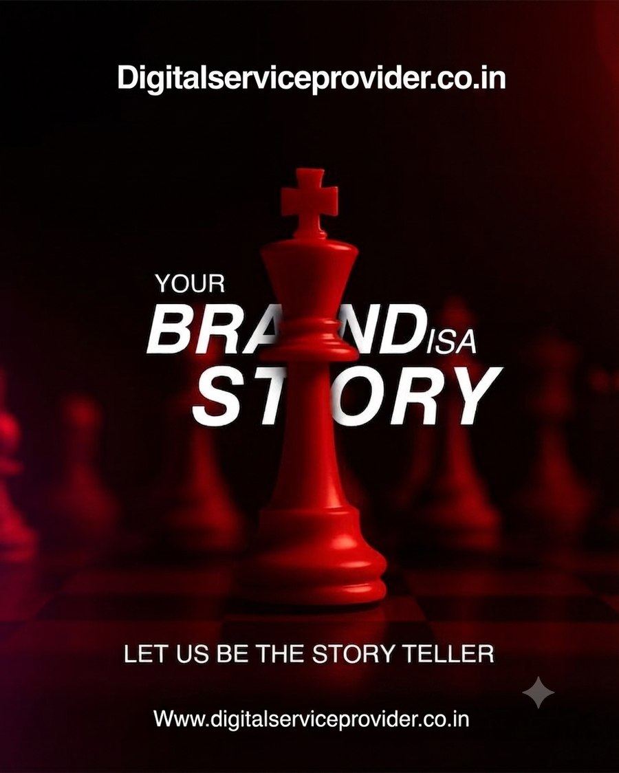 “Your Brand Is A Story” — Brand Campaign Poster