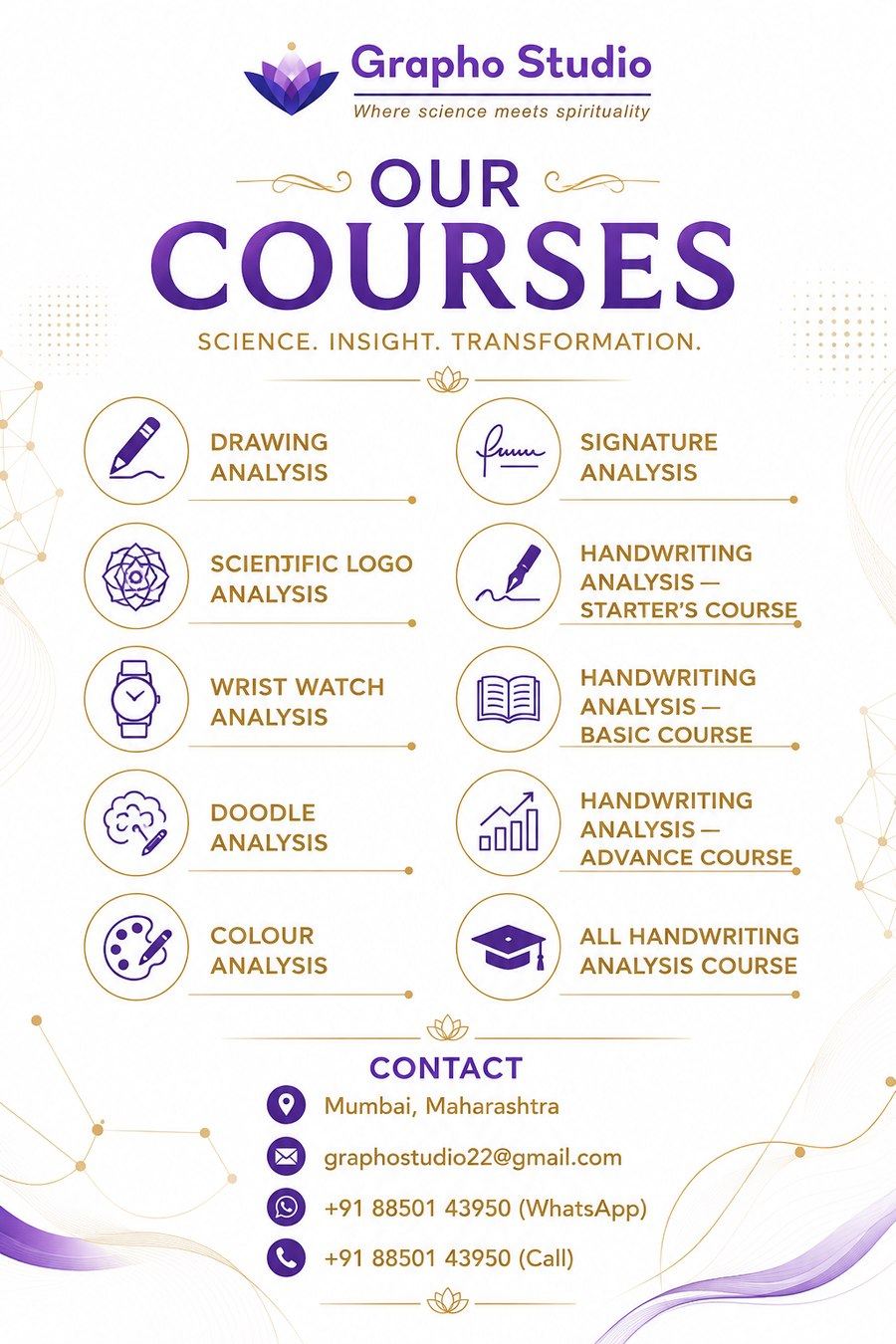 Grapho Studio — Our Courses